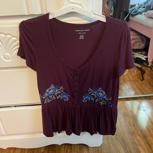 womens american eagle blouse size small